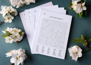 free word searches to print - illustration horizontal