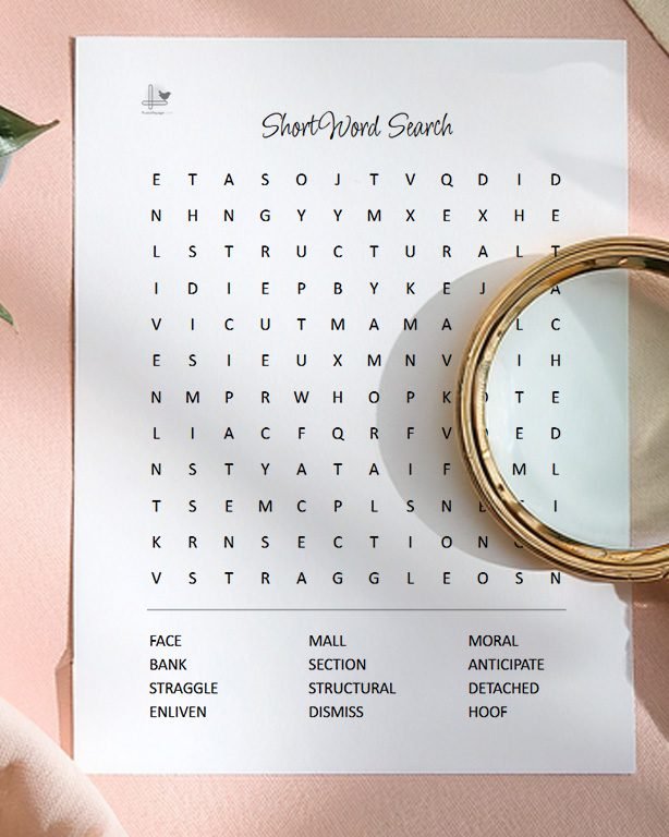 Why Large Print Word Puzzles Are Great for Everyone - Vertical Illustration